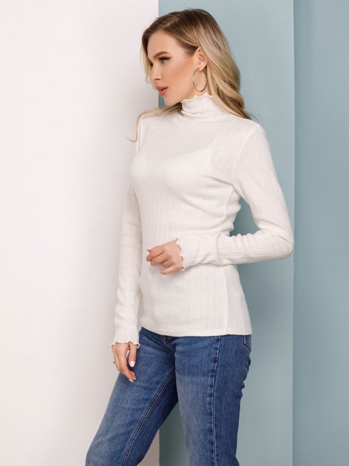 Водолазка ISSA Plus модель 12482_белый Фото