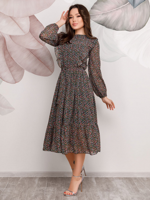 Платья ISSA Plus модель 12483_черный Фото