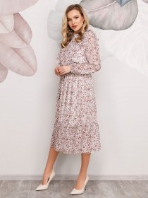 Платья ISSA Plus модель 12484_белый Фото