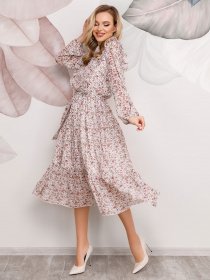 Платья ISSA Plus модель 12484_белый Фото