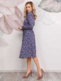 Платья ISSA Plus модель 12488_мультиколор Фото