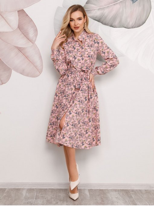 Сукні ISSA Plus модель 12489_розовый Фото