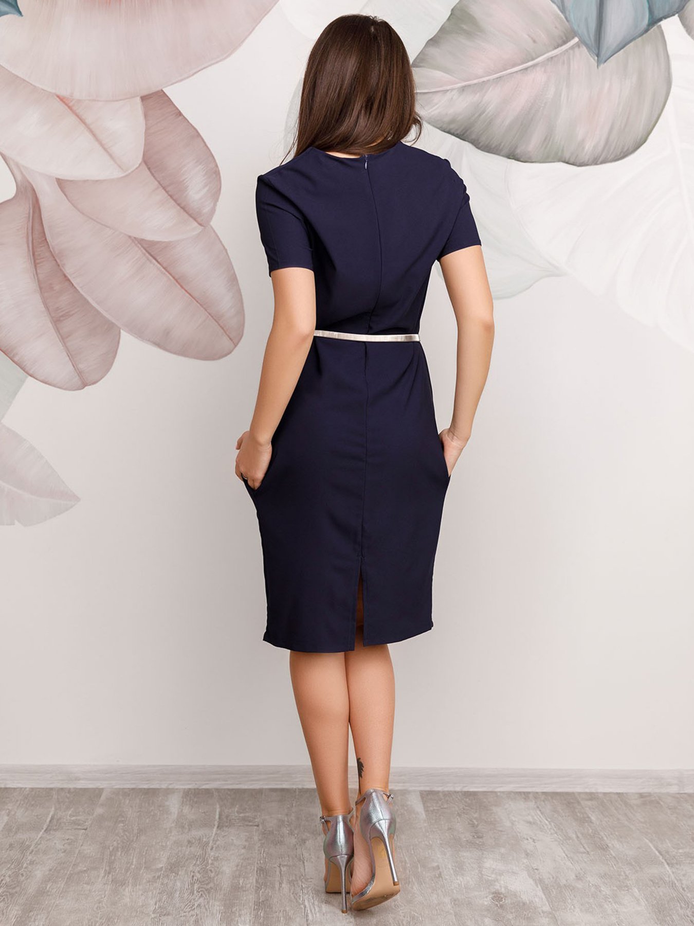 Сукні ISSA Plus модель 12491_синий Фото