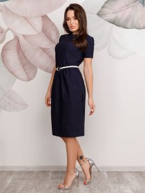 Сукні ISSA Plus модель 12491_синий Фото