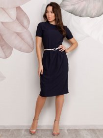 Сукні ISSA Plus модель 12491_синий Фото