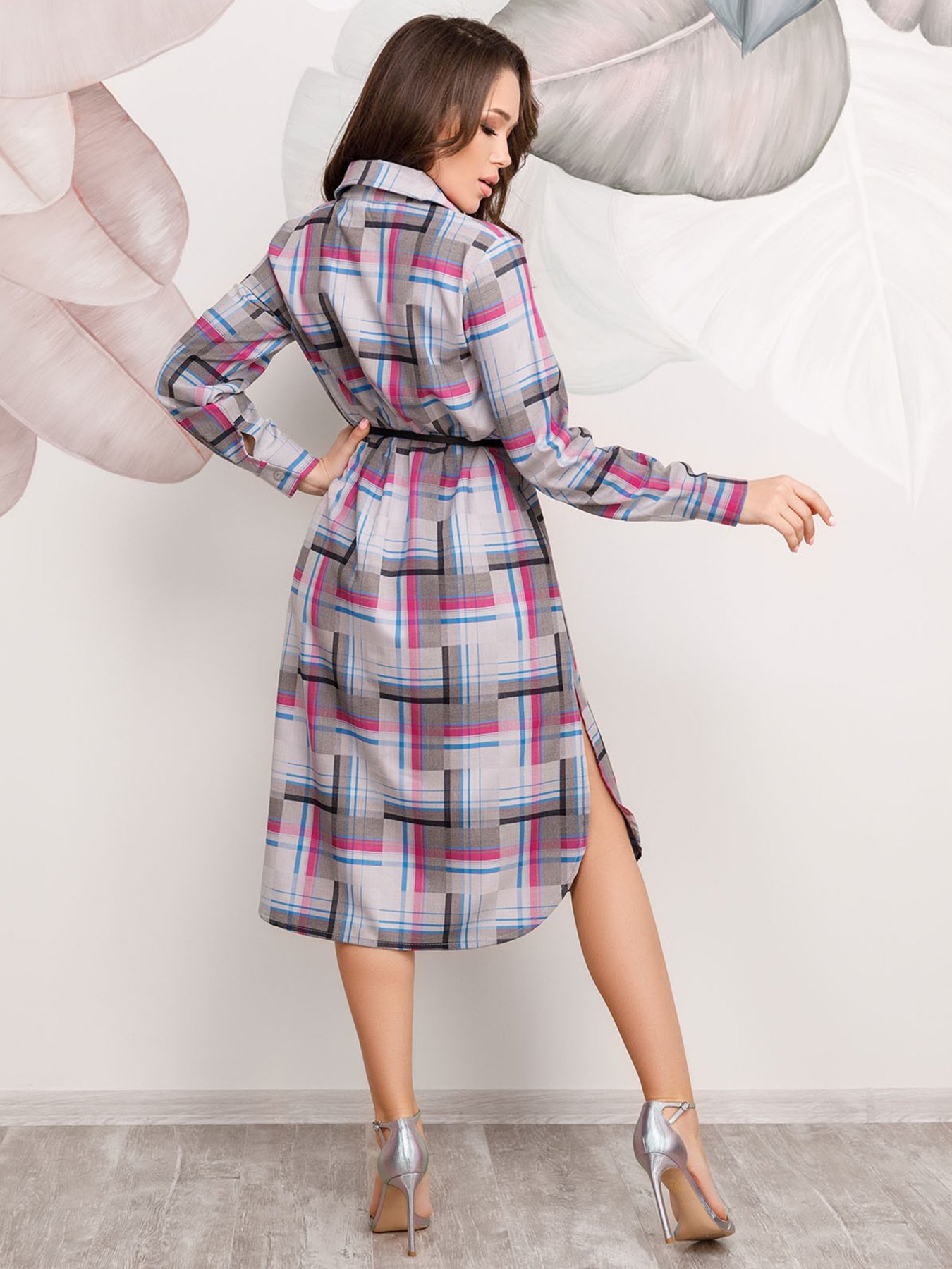 Платья ISSA Plus модель 12493_серый Фото