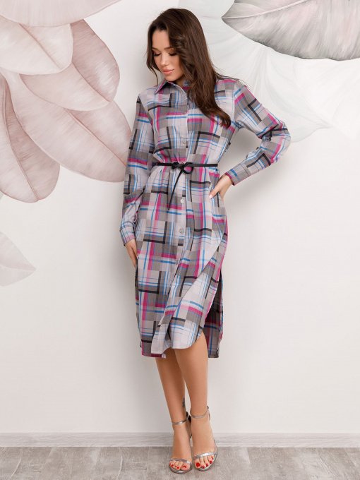 Сукні ISSA Plus модель 12493_серый Фото