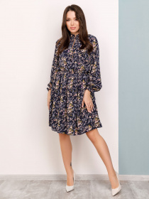 Платья ISSA Plus модель 12498_синий Фото