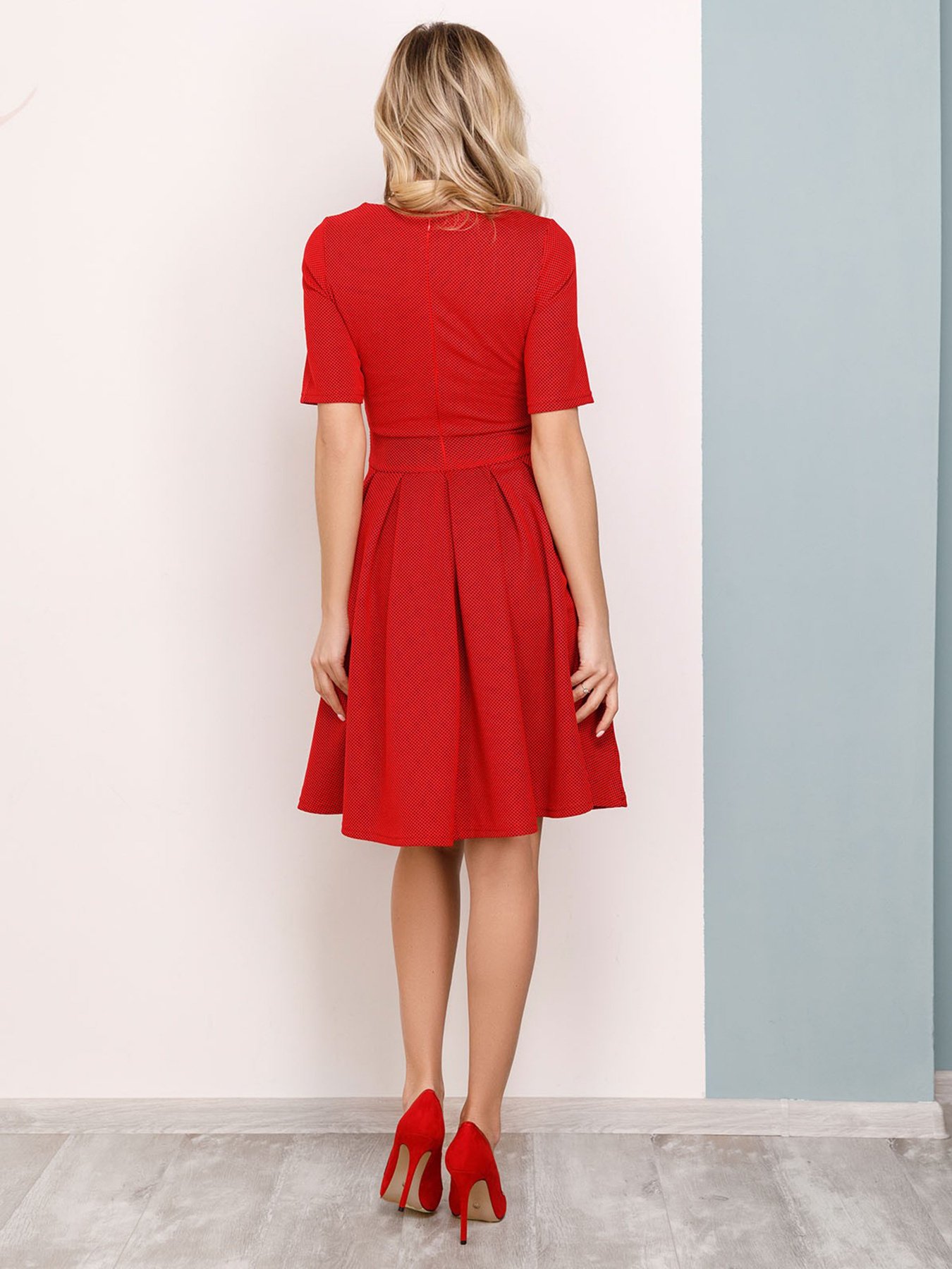 Платья ISSA Plus модель 12505_красный Фото