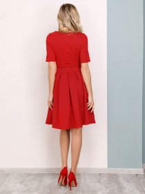 Платья ISSA Plus модель 12505_красный Фото