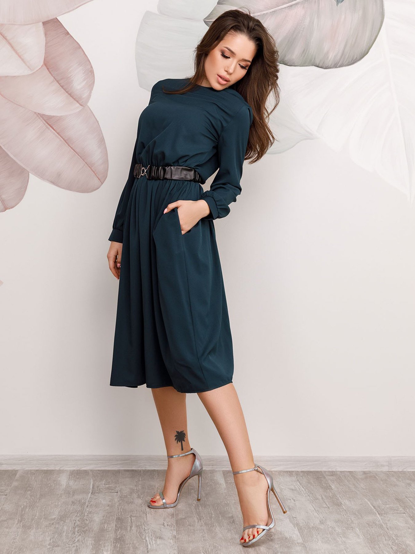 Сукні ISSA Plus модель 12510_зеленый Фото