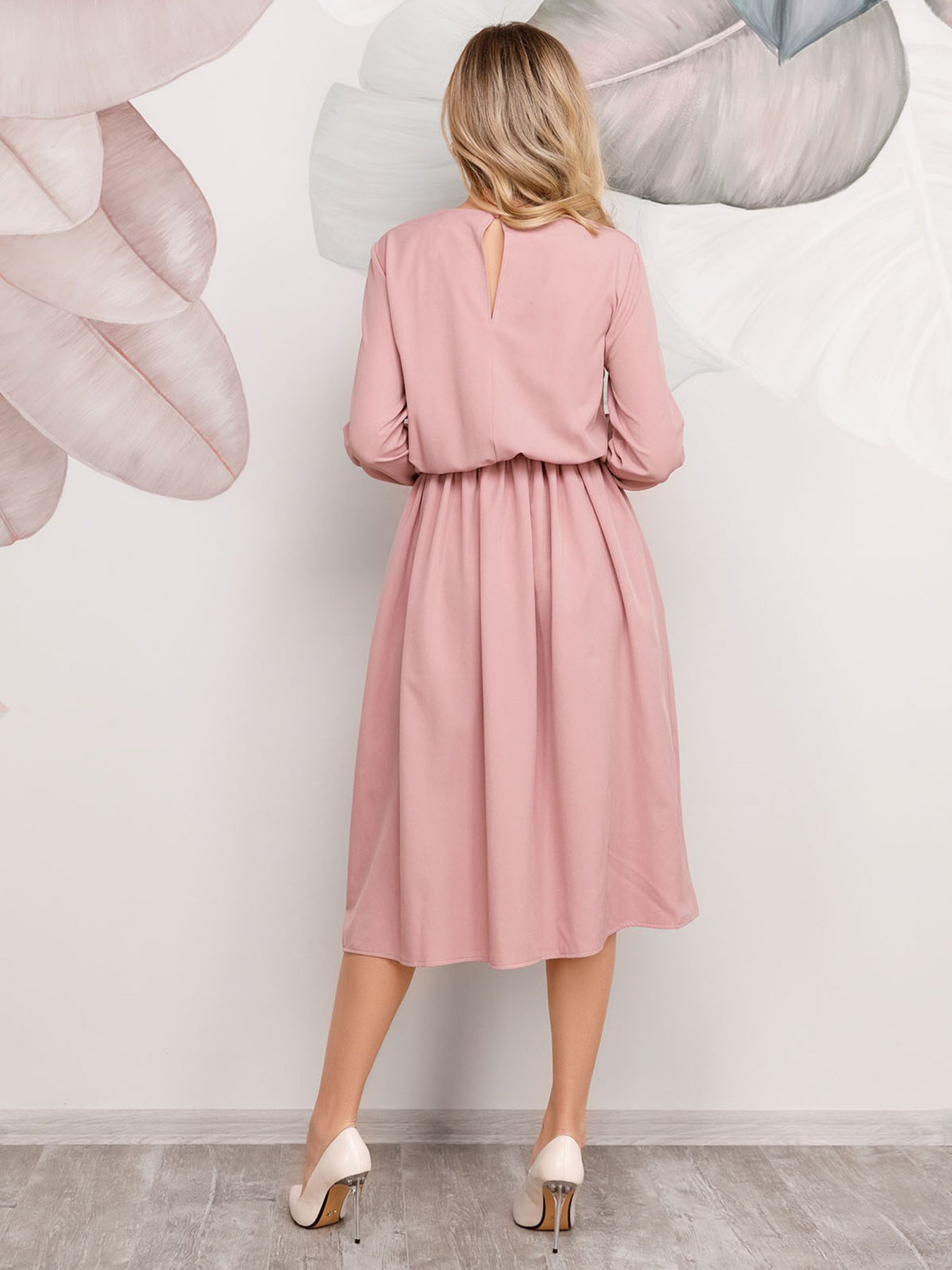 Платья ISSA Plus модель 12510_розовый Фото