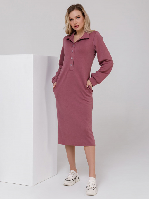 Платья ISSA Plus модель 12511_темно-розовый Фото