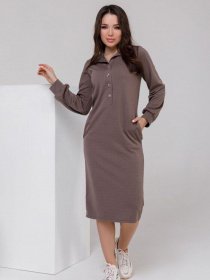 Сукні ISSA Plus модель 12511_хаки Фото