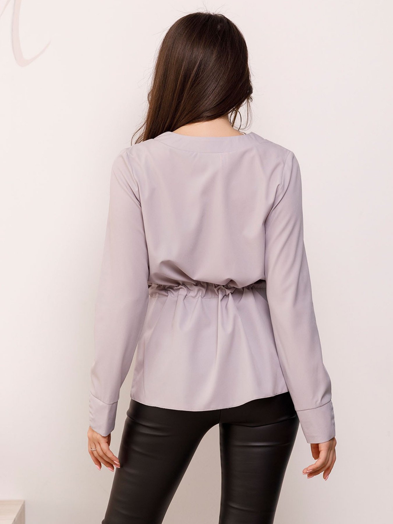 Блуза ISSA Plus модель SA-166_серый Фото