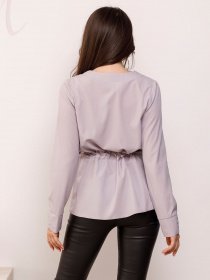 Блуза ISSA Plus модель SA-166_серый Фото