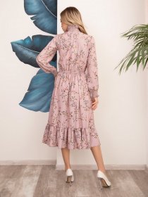 Платья ISSA Plus модель 12518_розовый Фото