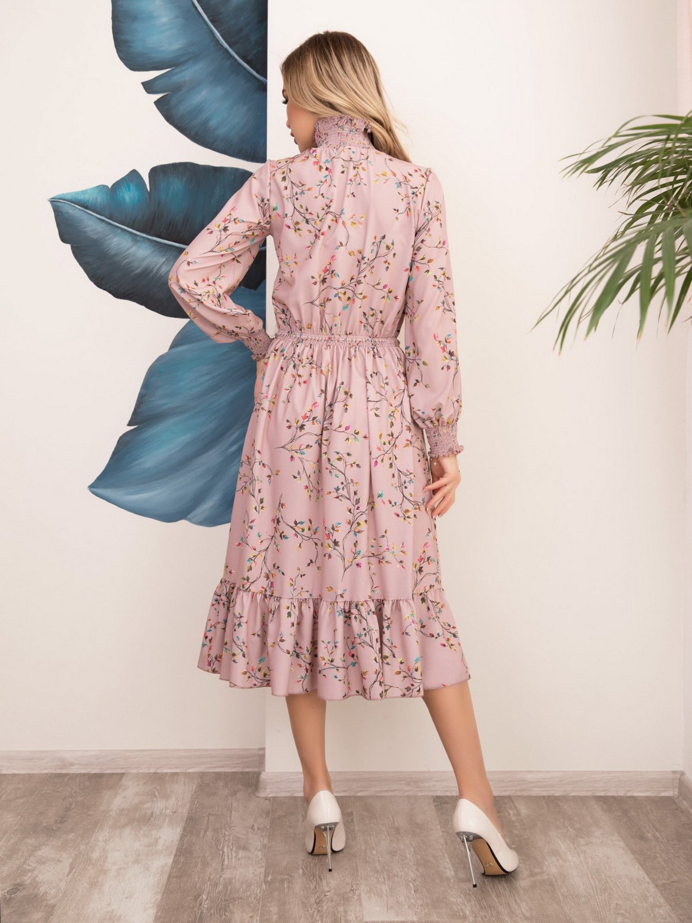 Сукні ISSA Plus модель 12518_розовый Фото