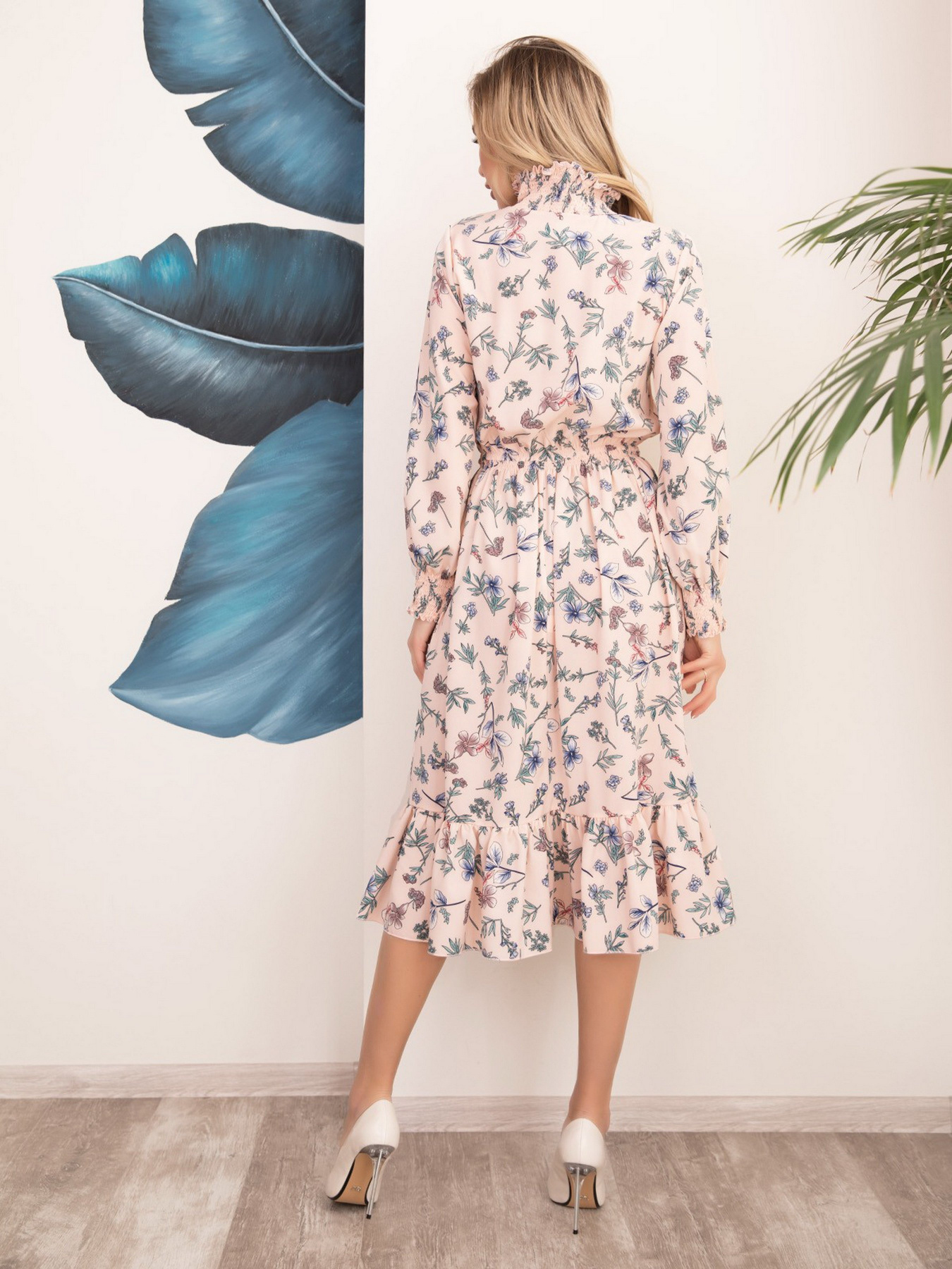 Платья ISSA Plus модель 12519_розовый Фото