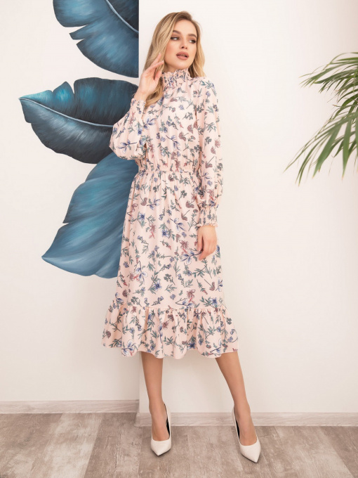 Сукні ISSA Plus модель 12519_розовый Фото