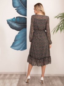 Платья ISSA Plus модель 12533_мультиколор Фото