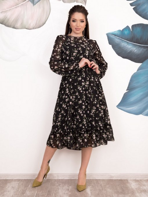 Сукні ISSA Plus модель 12536_черный Фото