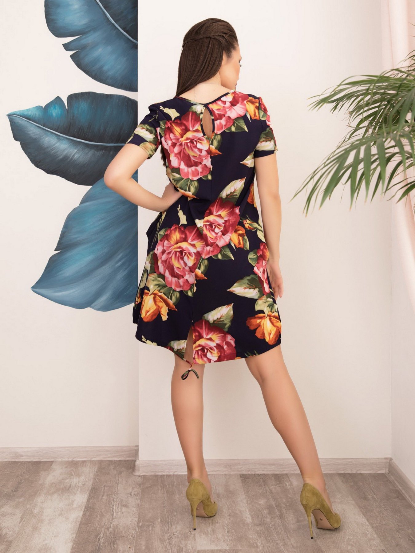 Сукні ISSA Plus модель 12546_синий Фото