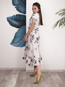 Платья ISSA Plus модель SA-12039i_молочный Фото