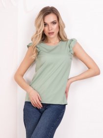 Блуза ISSA Plus модель SA-182_мятный Фото