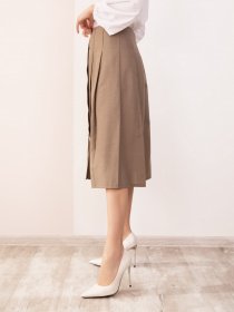 Юбки ISSA Plus модель SA-188_бежевый Фото