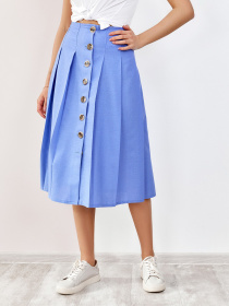 Юбки ISSA Plus модель SA-188_голубой Фото