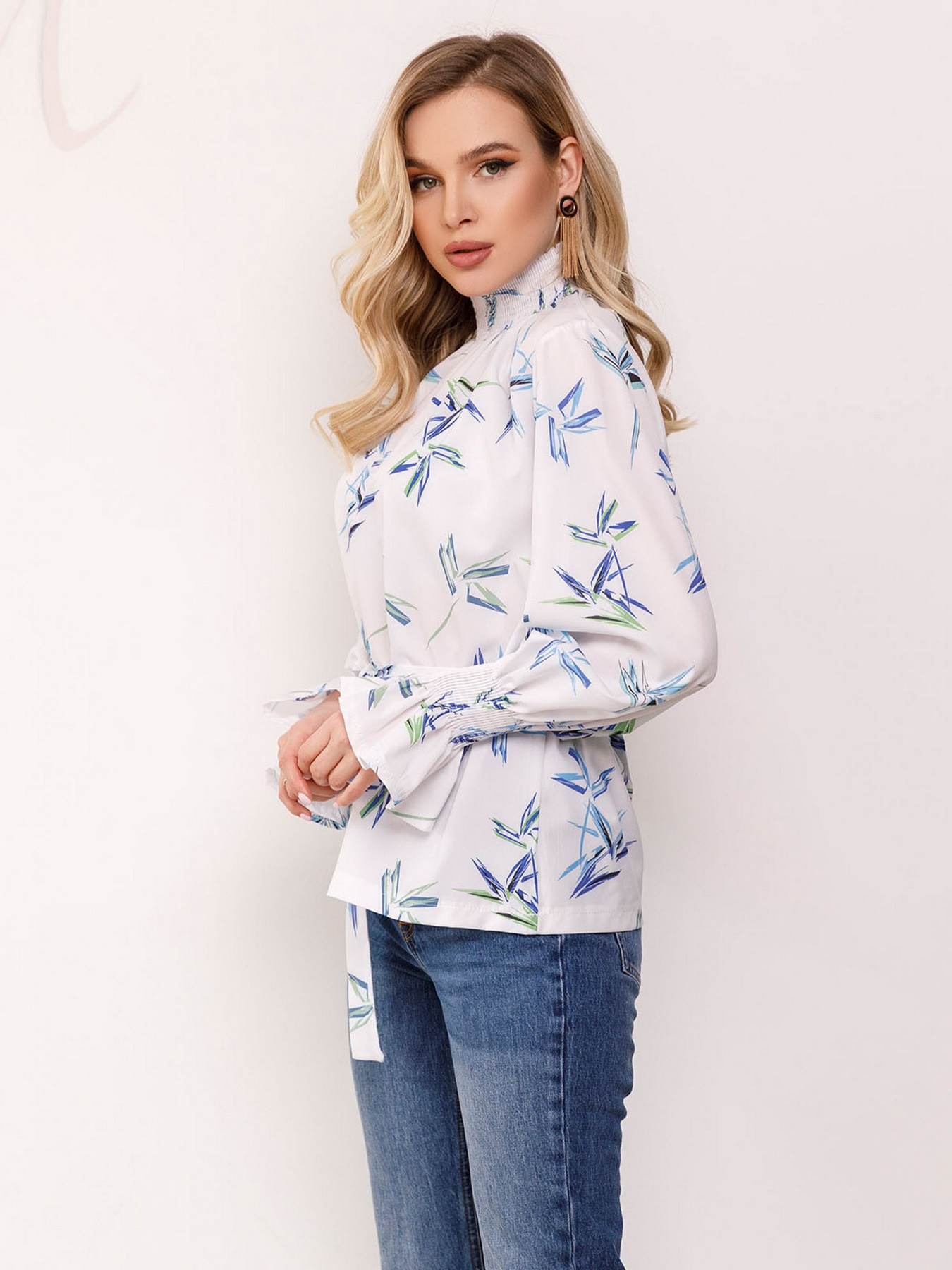 Блуза ISSA Plus модель SA-34_белый Фото