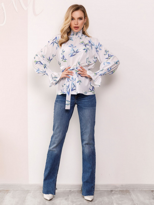 Блуза ISSA Plus модель SA-34_белый Фото