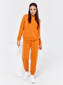 Спортивний костюм ISSA Plus модель 11440_оранжевый Фото