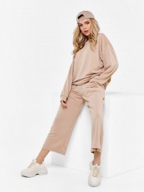 Спортивный костюм ISSA Plus модель 12544_бежевый Фото