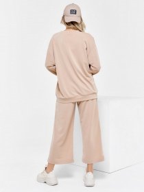 Спортивный костюм ISSA Plus модель 12544_бежевый Фото