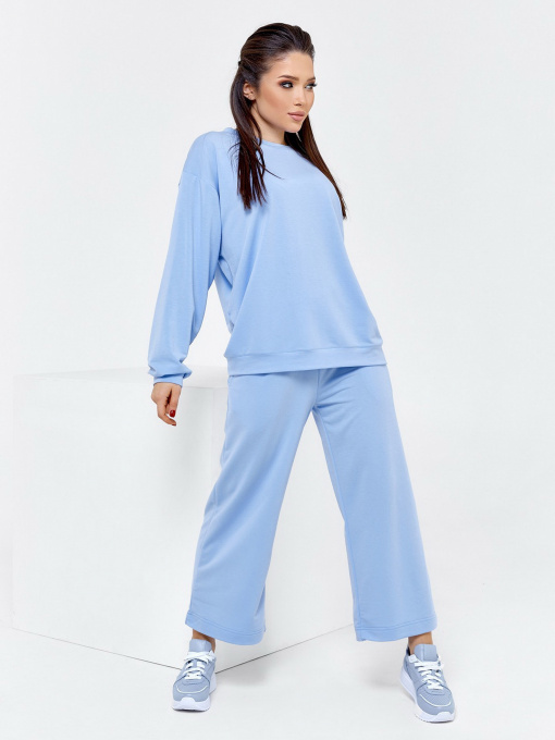 Спортивный костюм ISSA Plus модель 12544_голубой Фото
