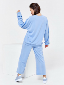 Спортивний костюм ISSA Plus модель 12544_голубой Фото