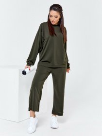 Спортивный костюм ISSA Plus модель 12544_хаки Фото