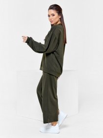 Спортивний костюм ISSA Plus модель 12544_хаки Фото