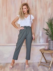 Блуза ISSA Plus модель SA-11701i_белый Фото