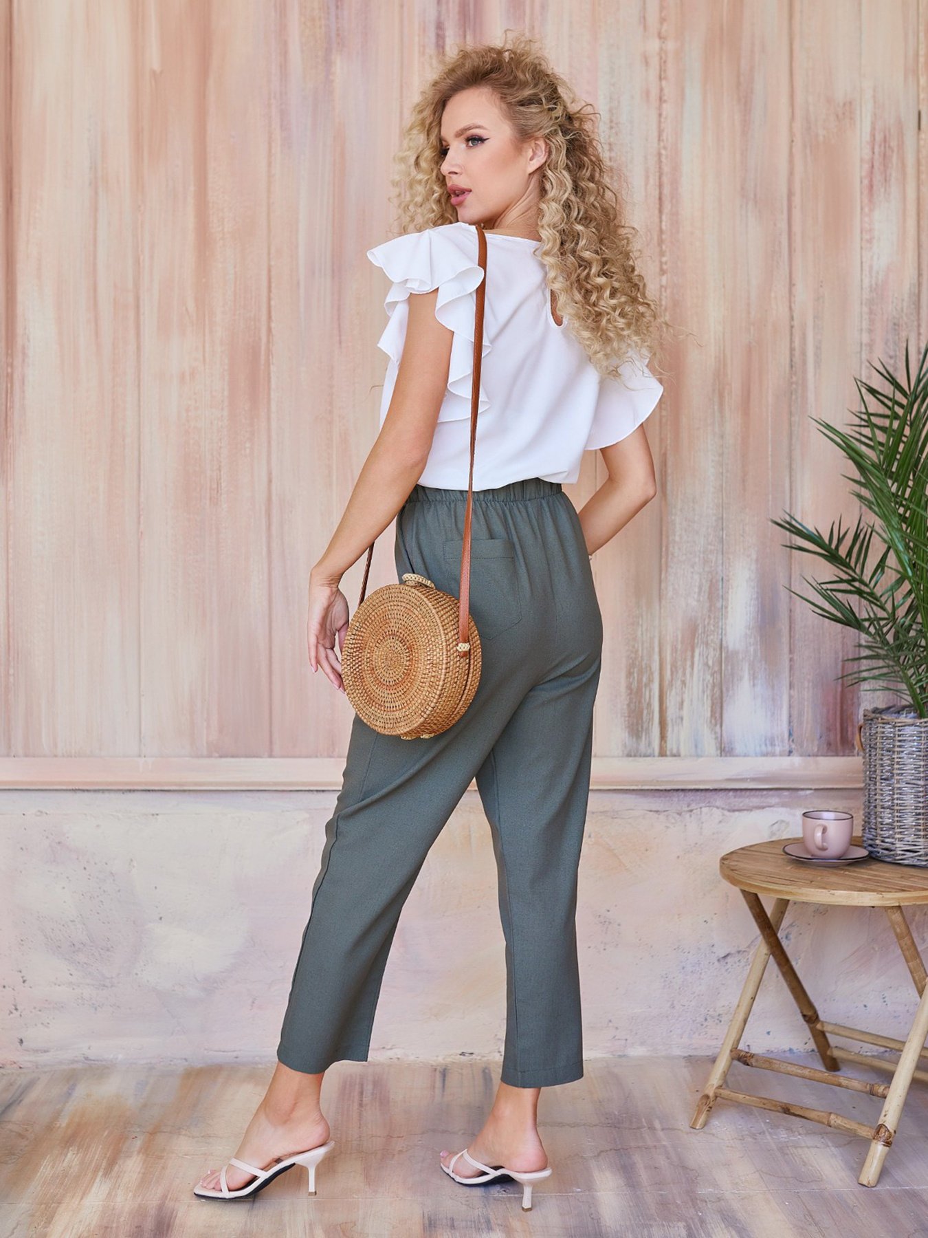 Блуза ISSA Plus модель SA-11701i_белый Фото