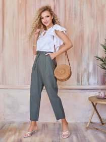 Блуза ISSA Plus модель SA-11701i_белый Фото