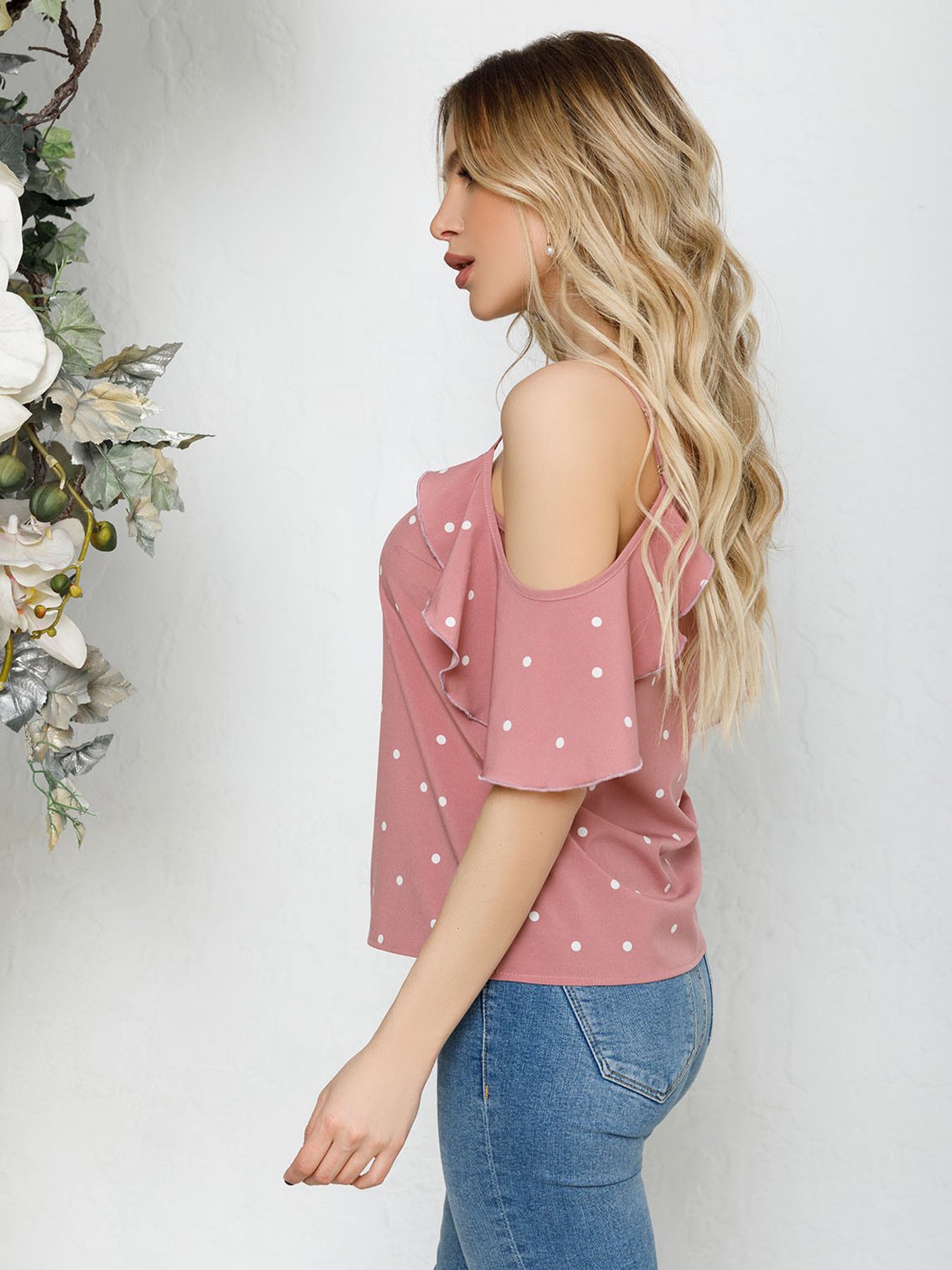 Блуза ISSA Plus модель SA-189_розовый Фото