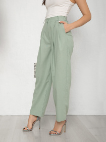 Повседневные штаны ISSA Plus модель 12593_мятный Фото