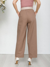 Повседневные штаны ISSA Plus модель 12593_коричневый Фото