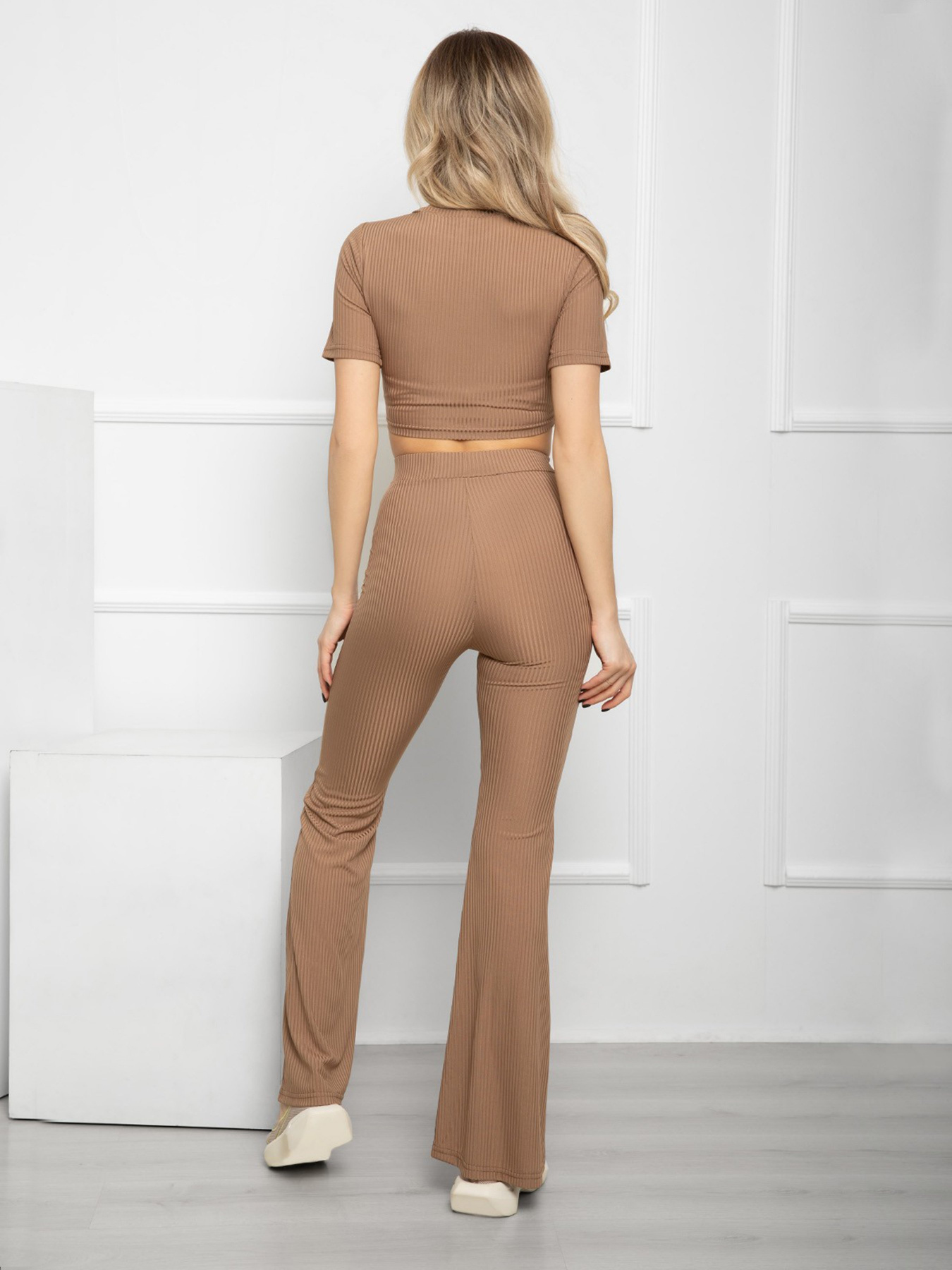 Костюмы ISSA Plus модель 12597_бежевый Фото