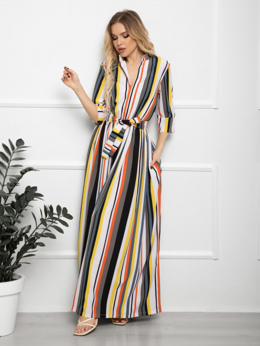 Платья ISSA Plus модель 12556_мультиколор Фото