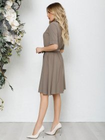 Платья ISSA Plus модель 12557_серый Фото