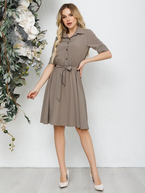 Платья ISSA Plus модель 12557_серый Фото